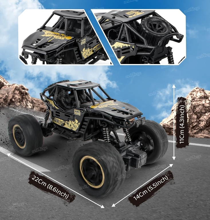RC Monster Truck with exhaust smoke 4X4