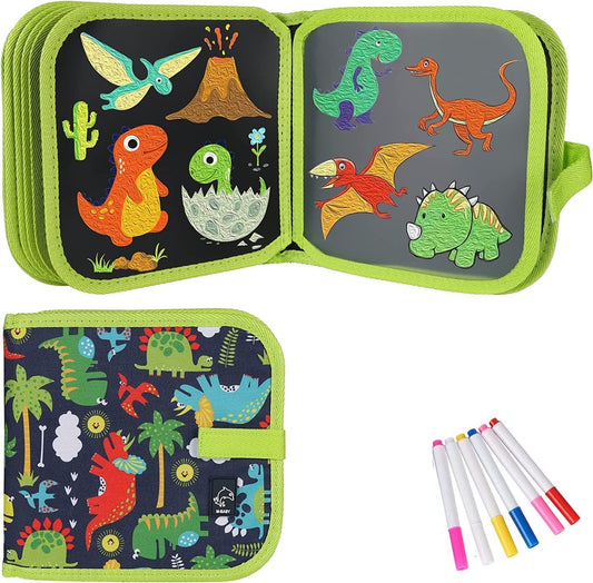 Erasable Doodle Book With 12 Watercolor Pens