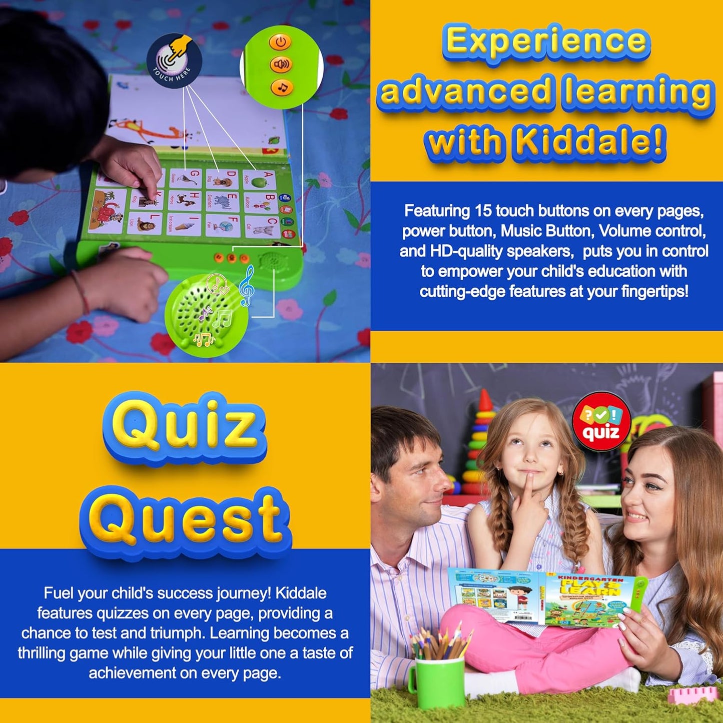 Intelligence Phonetic Learning Musical E-Booke For 3+1