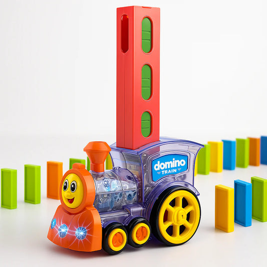 Domino Dash Train: Kids Educational Toy with Light & Sound